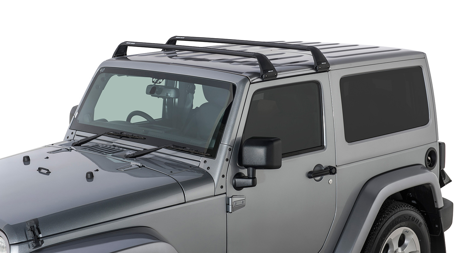 Vortex SG Black 2 Bar Roof Rack Rhino Rack – Image 3