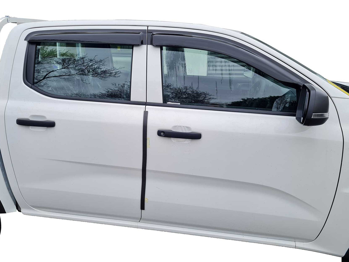 Jeu 4 déflecteurs vitre avant et arrière Ford Ranger T6 T7 T8 – Image 3