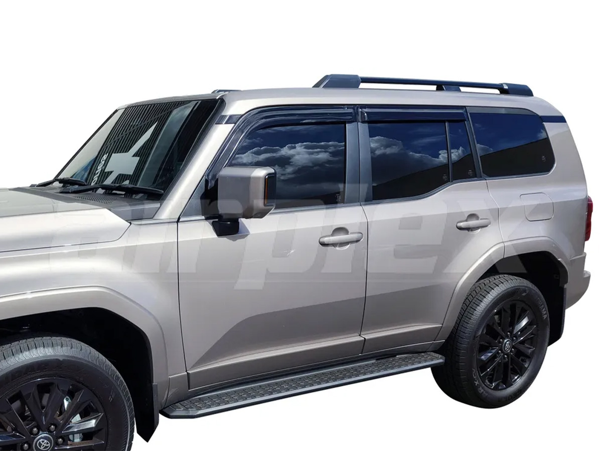 Jeu 4 déflecteurs vitre avant et arrière Toyota Land Cruiser 250 GDJ250