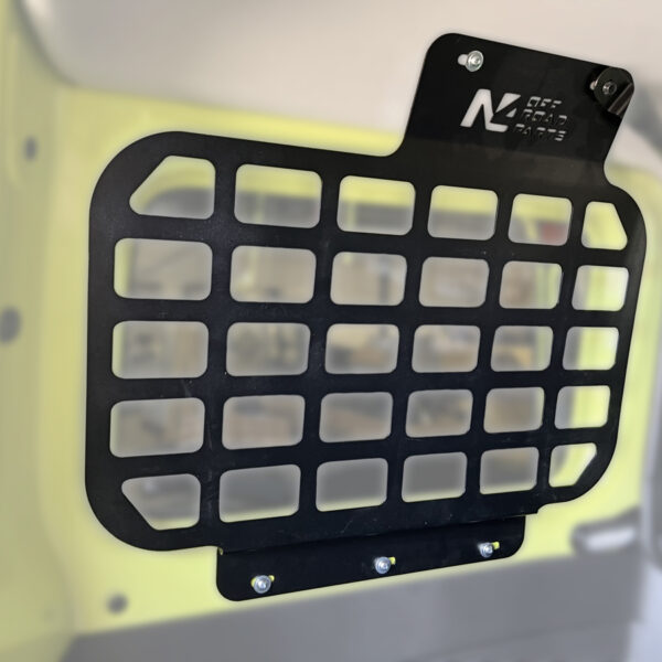 Alternative view of Kit supports accessoires MOLLE intérieur vitres arrière Suzuki Jimny 2018+ N4-Offroad