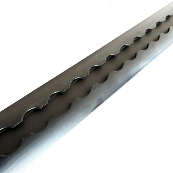Alternative view of Rail arrimage Aero semi circulaire aluminium anodise noir 1000mm