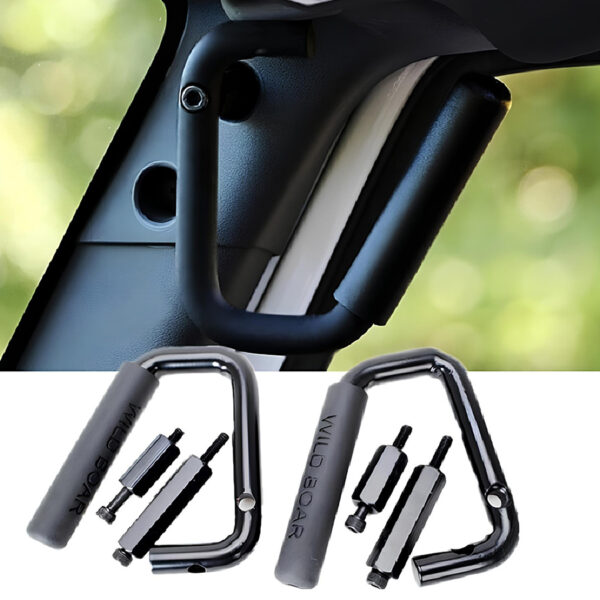 Poignée de maintien sur montant de pare brise pour Jeep Wrangler JK - la paire