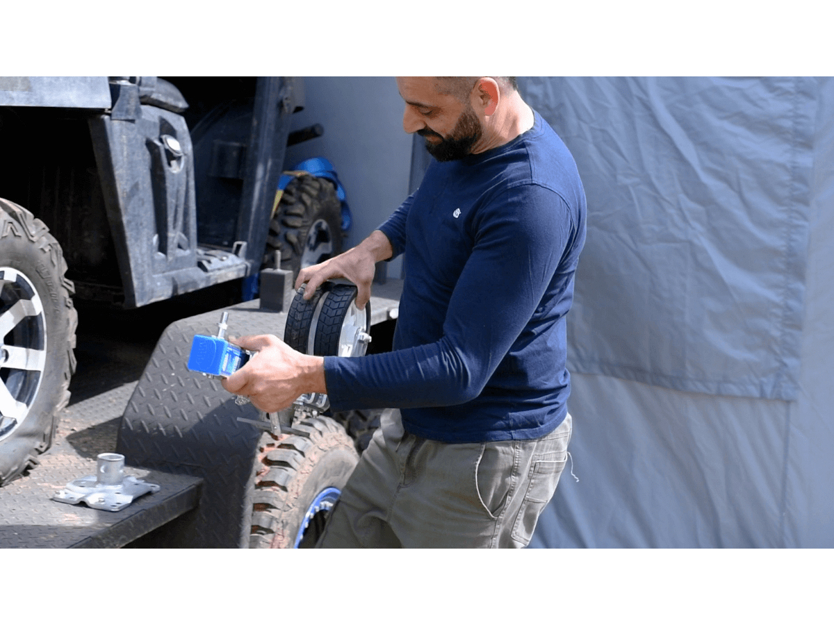 Roue jockey télescopique offroad 750Kg 285-710mm – Image 3