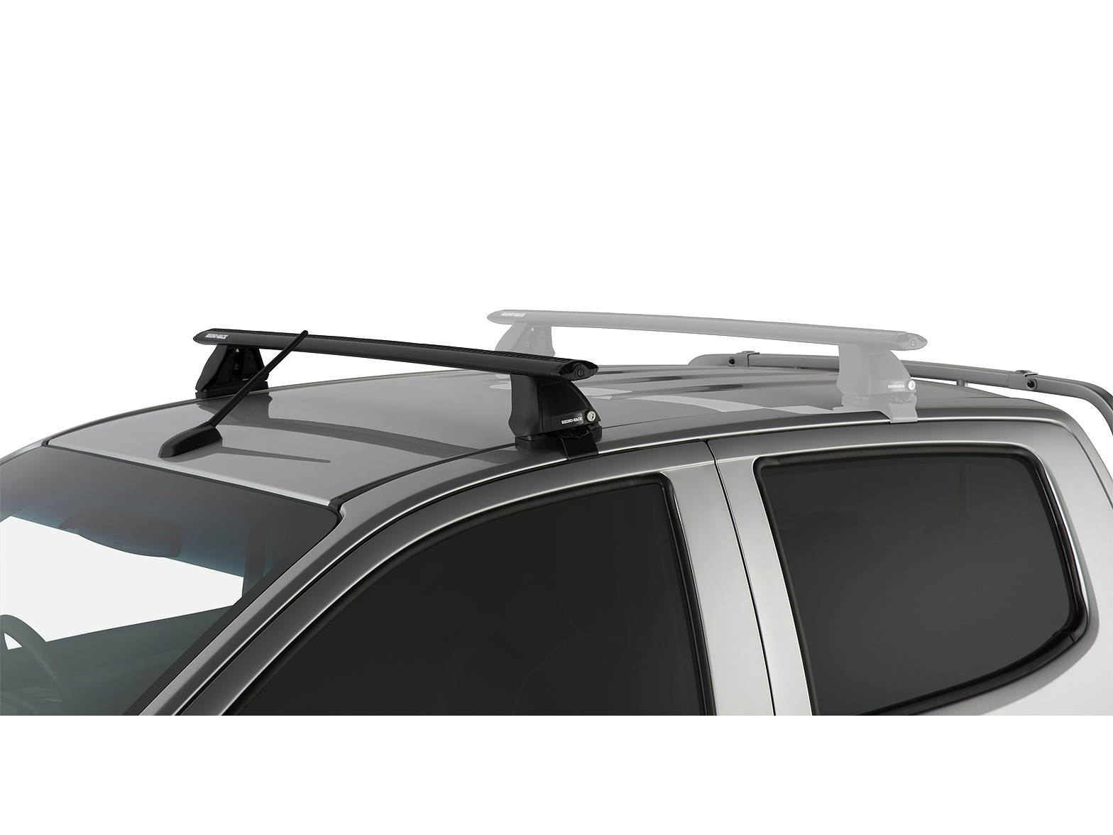 Kit 1 barre de toit Rhino Rack Sportz 1260mm Isuzu D-Max Simple Space Cab 2012-2020
