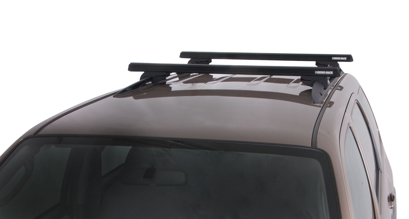 Kit 2 barres de toit noire 1120mm avec pieds CXB Heavy Duty Nissan Pathfinder Ti 1995-2001 – Image 3