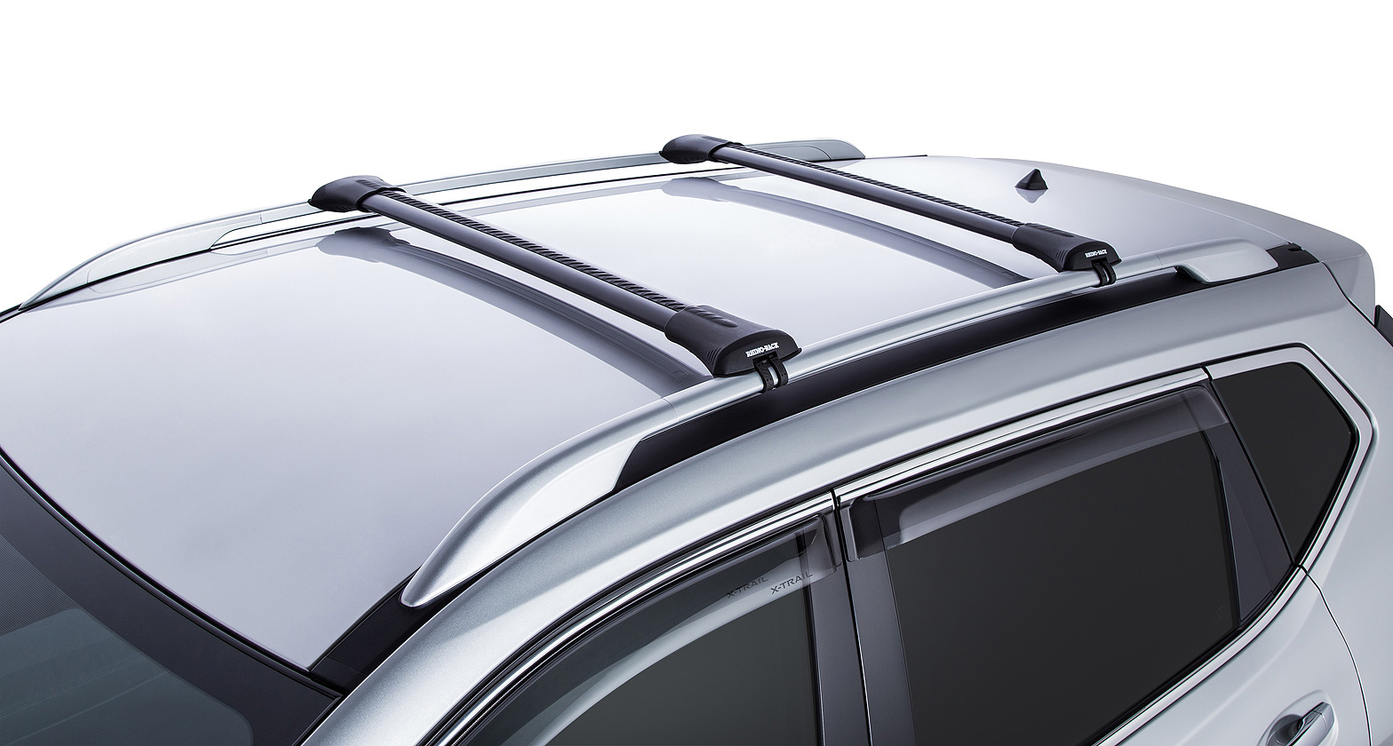 Kit 2 barres de toit noire 785/845mm Vortex montage StealthBar – Image 4