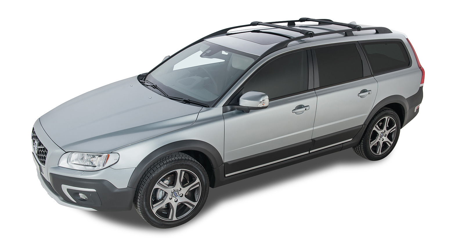 Kit 2 barres de toit noire 845/905mm Vortex montage StealthBar – Image 4