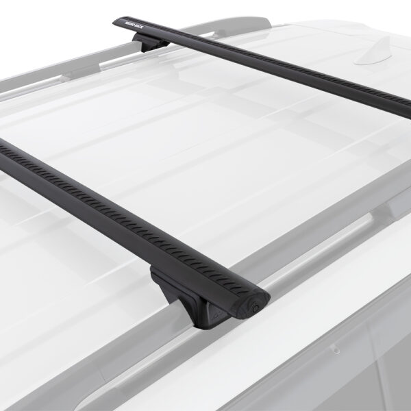 Kit 2 barres de toit noire Vortex 1370mm avec pieds RX