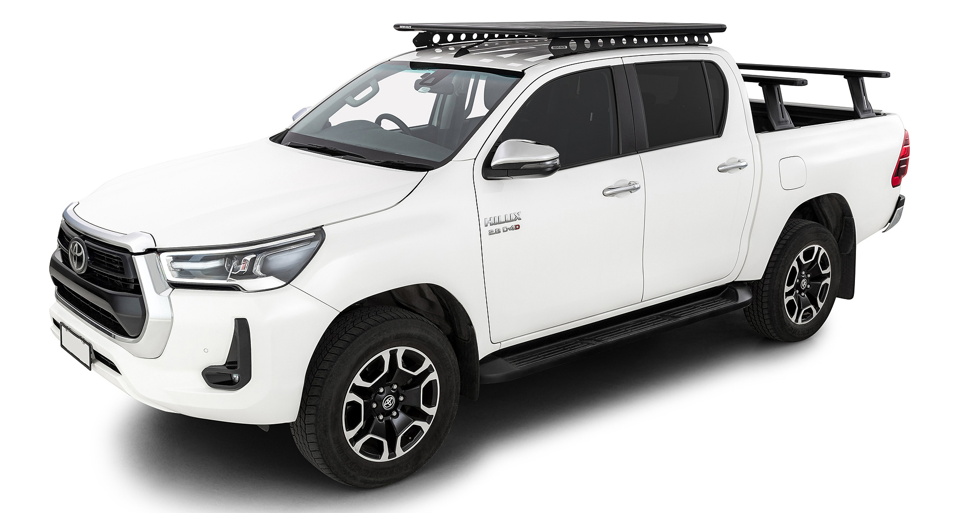 Kit galerie Rhino Rack Pioneer 6 1500x1240mm avec Backbone Toyota Hilux Revo 2015- – Image 4