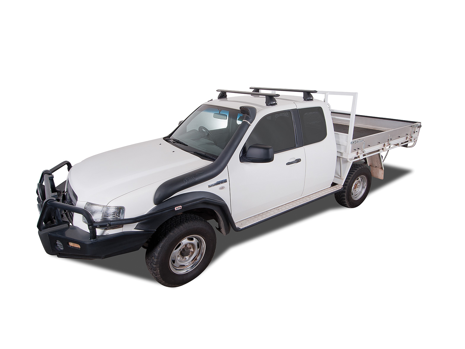 Kit 2 barres de toit Rhino Rack Sportz 1260mm Ford Courier Mazda Bravo Double Cab 1999-2006 – Image 4