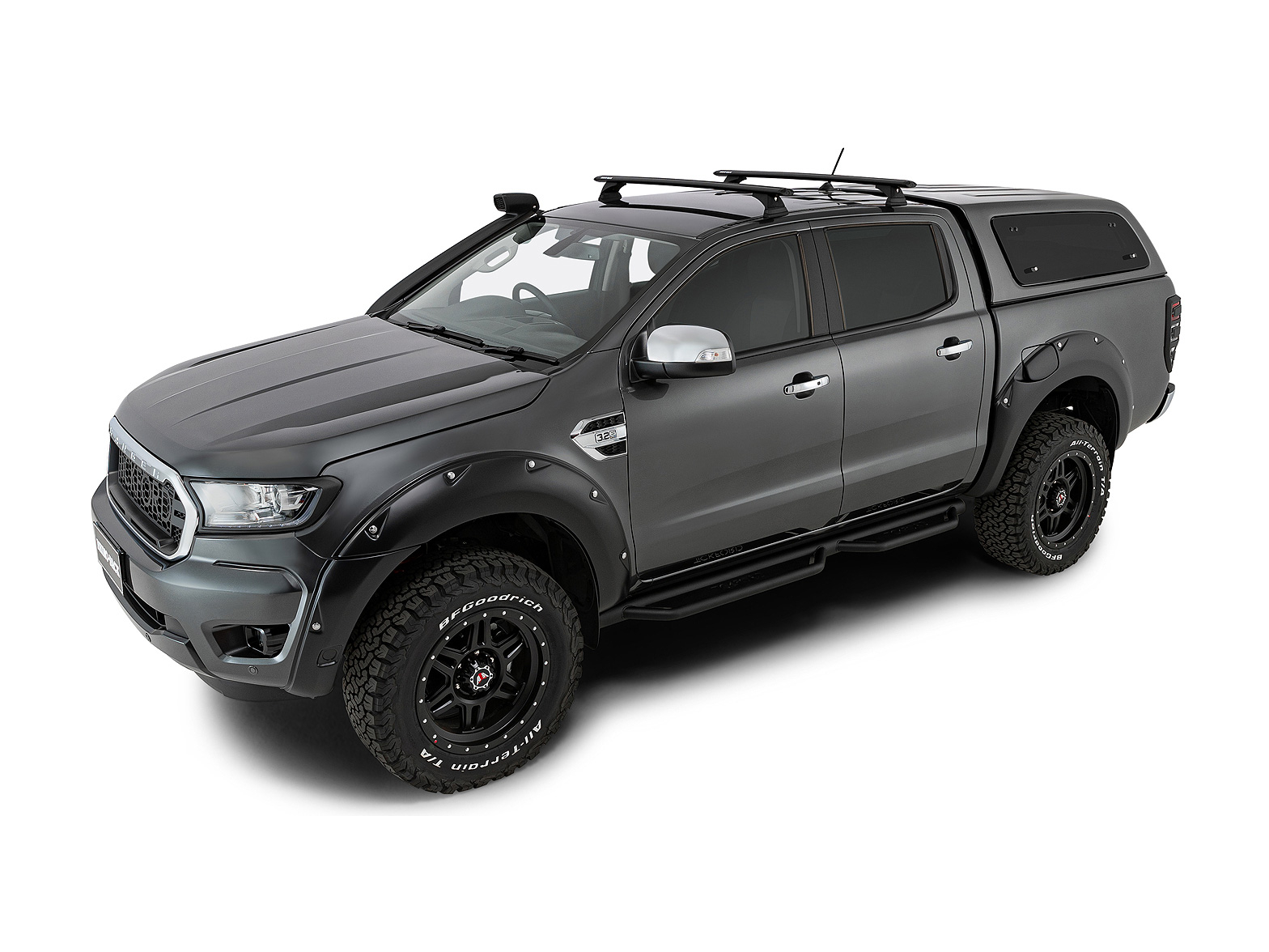 Kit 2 barres de toit Rhino Rack Sportz 1260mm Ford Ranger T6 T7 T8 T9 Raptor Double Cab 2011-2022 – Image 4