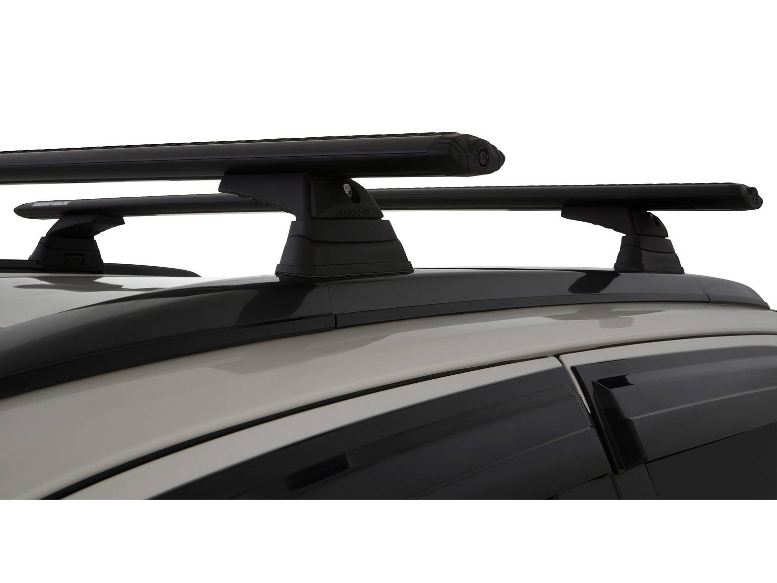Kit 2 barres de toit Rhino Rack Sportz 1260mm Isuzu D-Max X-Terrain Double Cab rails de toit affleurants 2020+ – Image 4