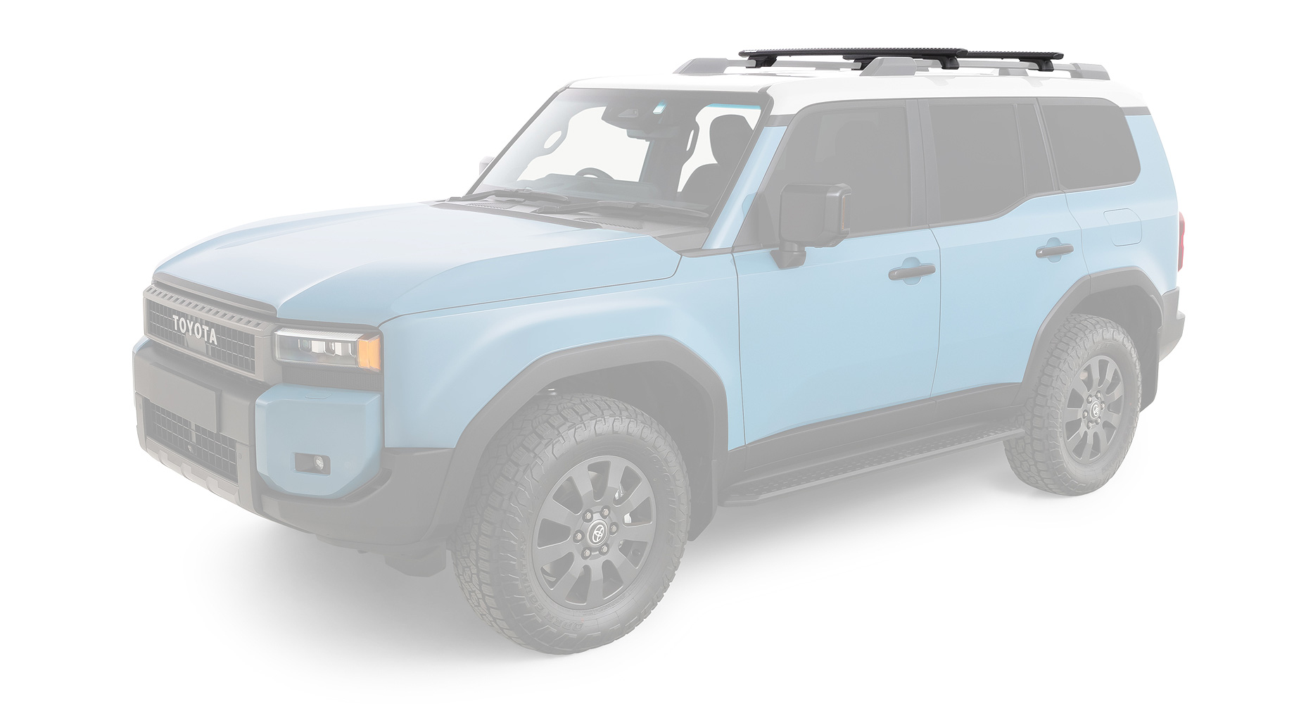 Kit 2 barres de toit Rhino Rack Sportz 1260mm sur rails de toit d'origine – Image 5