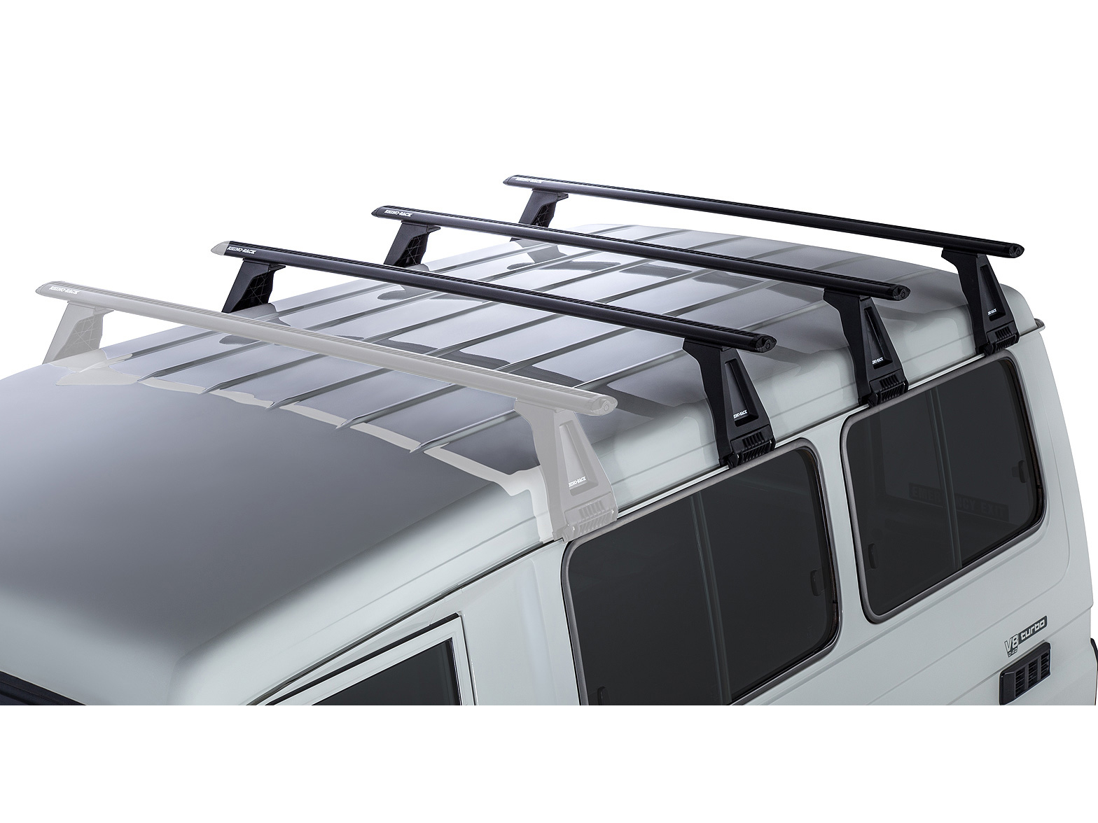 Kit 3 barres de toit Rhino Rack Sportz 1500mm Toyota Land Cruiser HZJ78 GRJ78 HZJ75