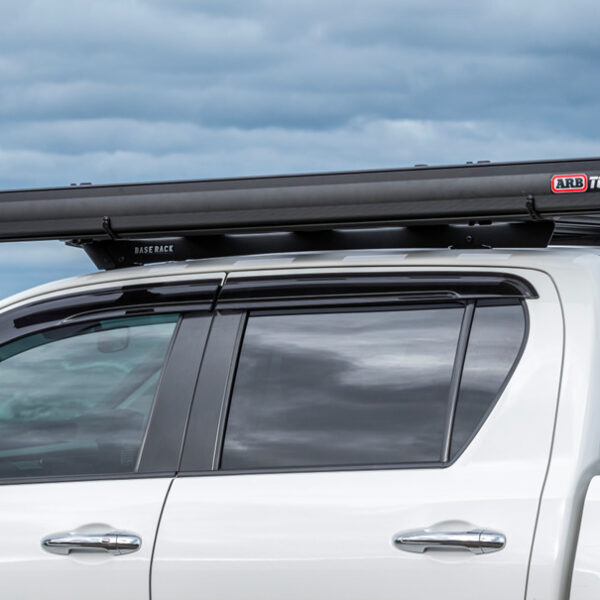 AWNING ALUMINIUM BLACK 2M WITH LIGHT ARB – Image 4