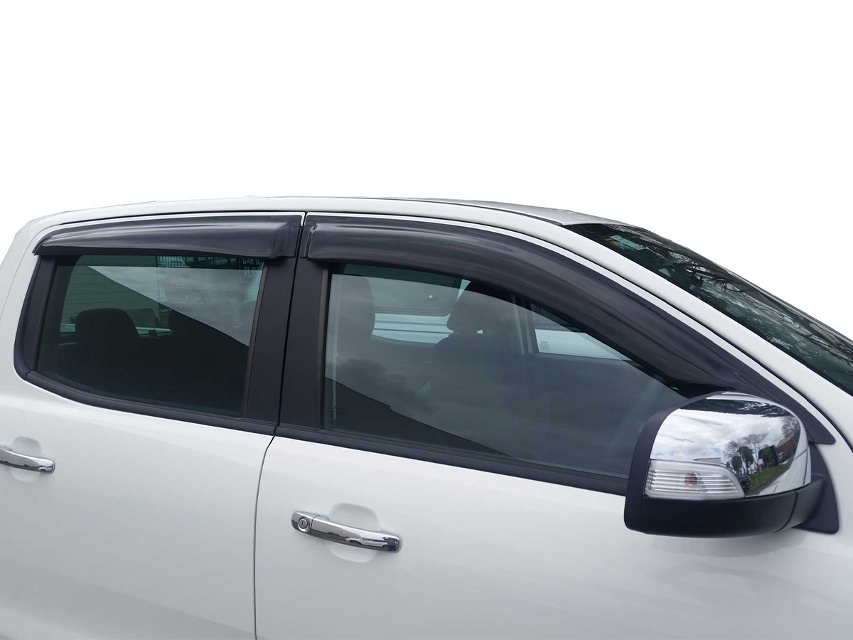 Jeu 4 déflecteurs vitre avant et arrière Ford Ranger T6 T7 T8 – Image 4