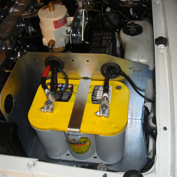 Alternative view of Kit de bacs à batteries en acier pour Toyota HDJ80 - La paire N4-Offroad