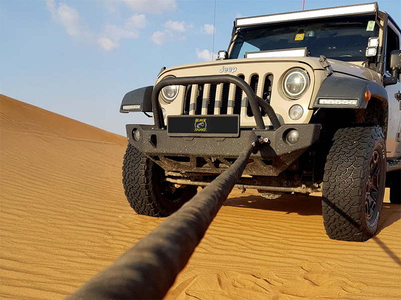 Sangle kinétique professionnelle de traction Black Snake 10 Mètres 12 Tonnes – Image 4