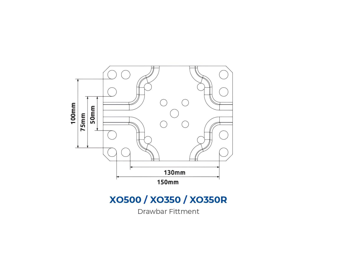 Roue jockey télescopique offroad 750Kg 285-710mm – Image 4