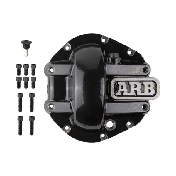 Coquille de protection noire ARB pont DANA 44 Jeep Wrangler JK TJ