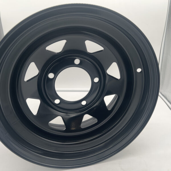 Jante acier Triangular noire 7X15 5x139.7 Suzuki Jimny & Samurai