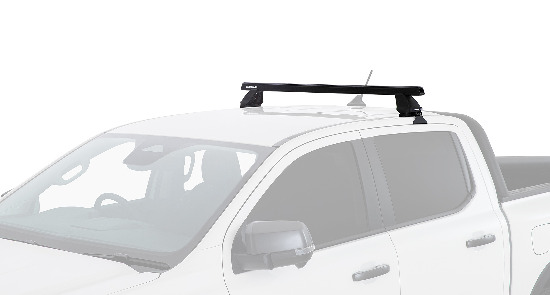 Kit 1 barre de toit arrière Heavy Duty noire 1250mm série 2500 Ford Ranger T9 & Raptor T9 (P703) 2022- – Image 5