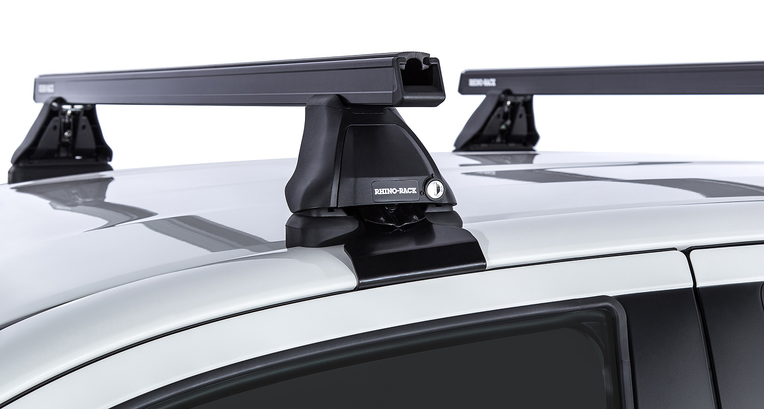 Kit 2 barres de toit Heavy Duty noire 1250mm série 2500 Toyota Hilux Revo 2015- – Image 5