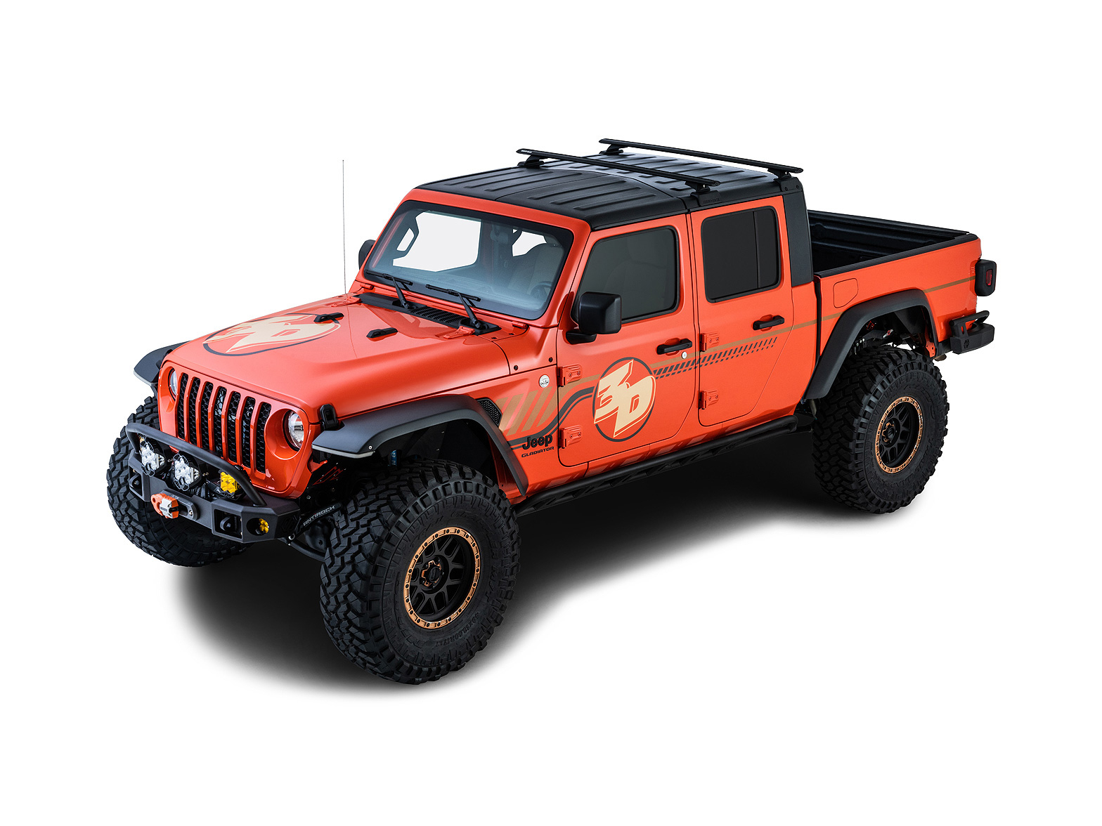 Kit 2 barres de toit Rhino Rack Sportz 1500mm Jeep Gladiator JT 2020- – Image 6