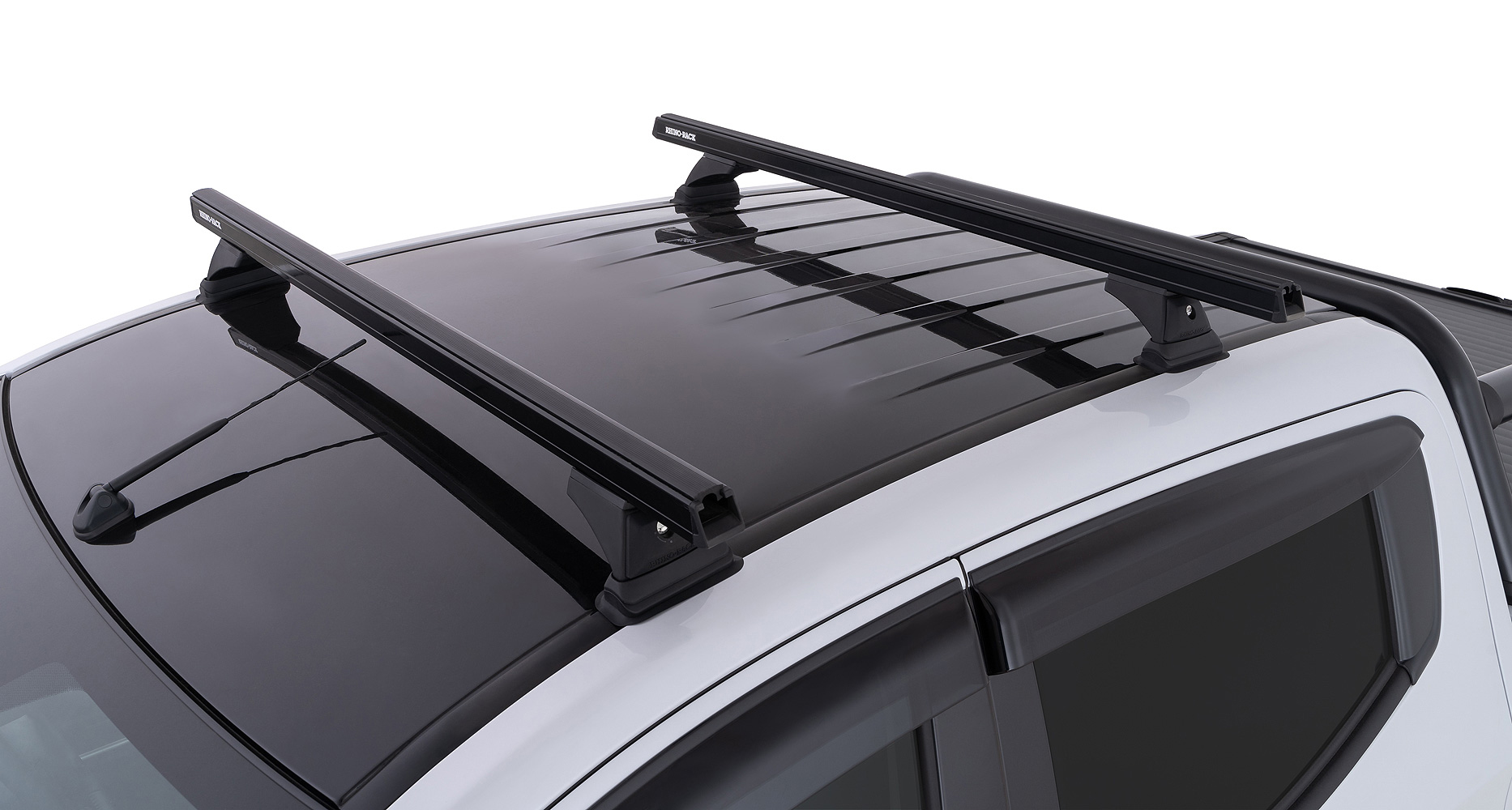 Kit 2 barres de toit noire 1250mm Heavy Duty RCH Trackmount Mitsubishi L200 Gen V MQ/MR 2015- – Image 6