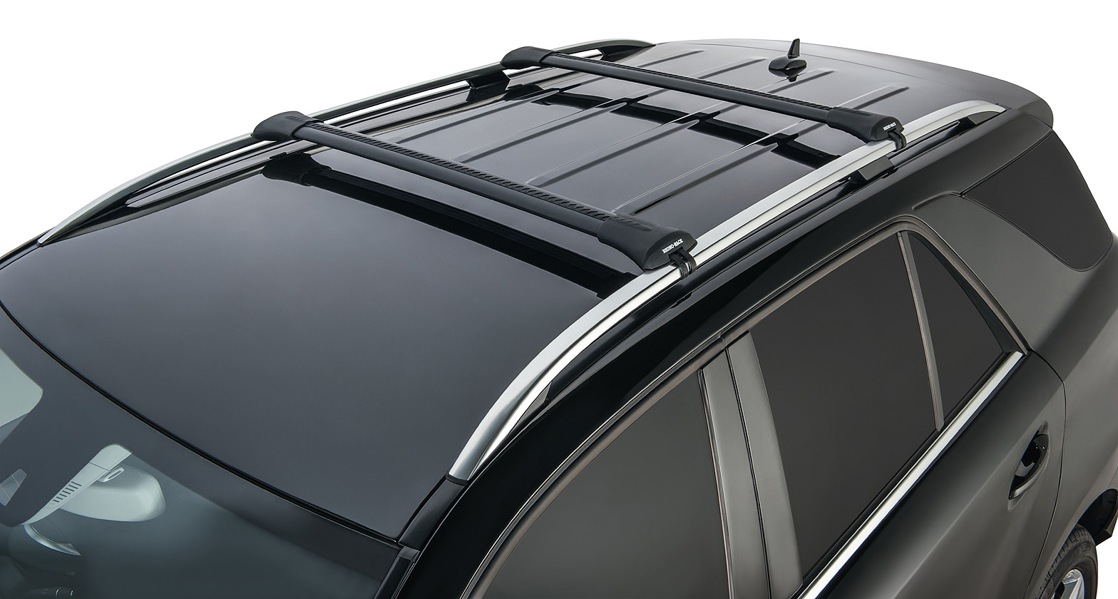 Kit 2 barres de toit noire 905 / 965 mm Vortex montage StealthBar – Image 6