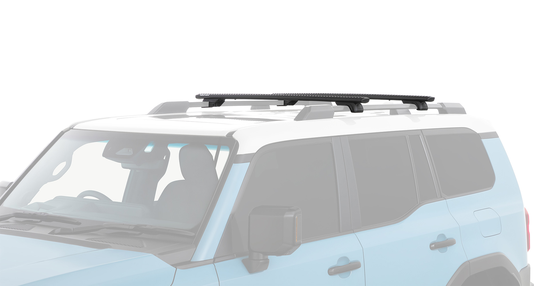 Kit 2 barres de toit Rhino Rack Sportz 1260mm sur rails de toit d'origine – Image 7