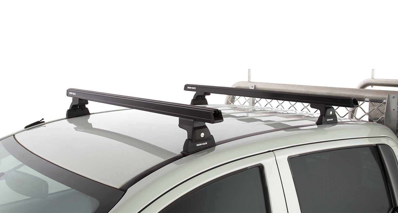 Kit 2 barres de toit noire 1250 mm Heavy Duty RLT600 Ditch Mount Mitsubishi L200 Gen V MQ/MR 2015- – Image 7