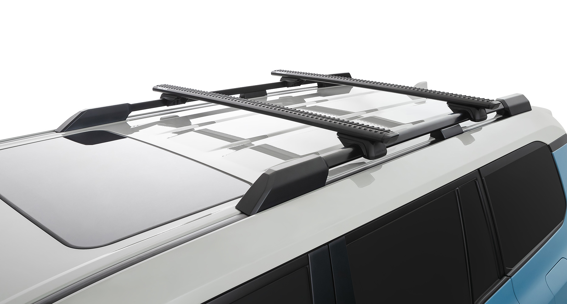 Kit 2 barres de toit Rhino Rack Sportz 1260mm sur rails de toit d'origine – Image 8