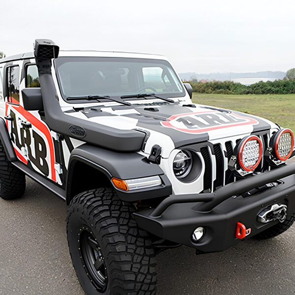 Snorkel Safari Jeep Wrangler JL et Gladiator 2 0L Turbo - 2 2 Multijet - 3 6L V6 Pentastar
