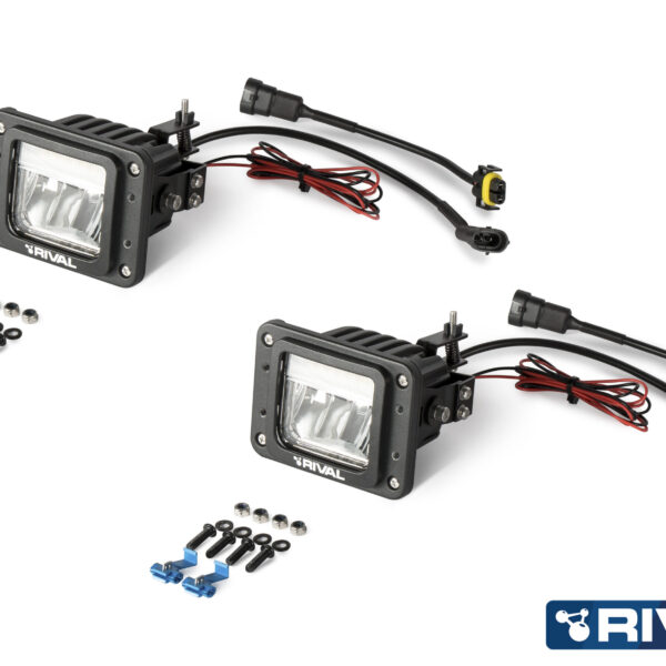 PHARE LED RIVAL ANTI-BROUILLARD + POSITION - PC AV (la paire)  (bQ11)