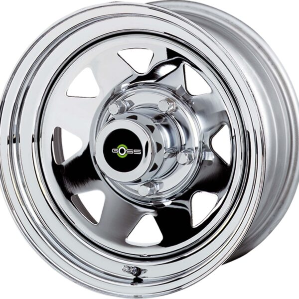 JANTE TRIANGULAR 8 X 15  5x165.1 ET13 CB125 / CHROME (bA30)