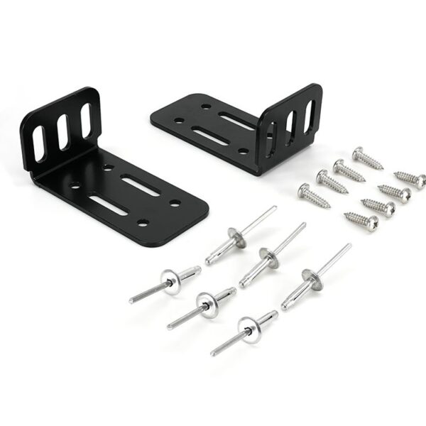 KIT MONTAGE PHARE SUR PLAQUE D'IMMATRICULATION - UNIVERSEL