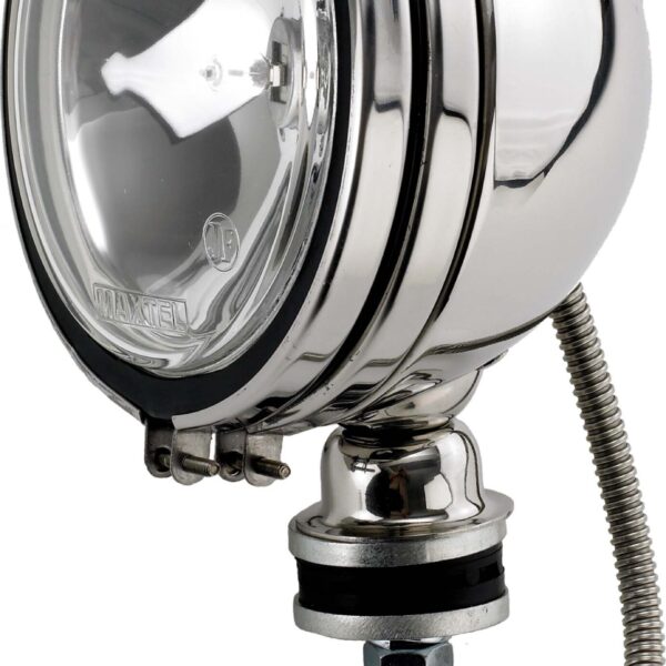 PHARE OFF ROAD 5" INOX 12V 100W & CACHE (res.comp.)