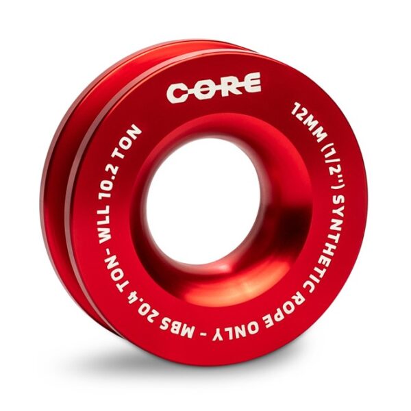 POULIE DE RENVOI CORDE SYNTHETIQUE 98mm (DONUT) - RED - 20.4 TONNES