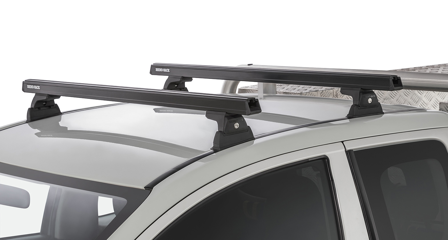 Kit 2 barres de toit noire 1250 mm Heavy Duty RLT600 Ditch Mount Mitsubishi L200 Gen V MQ/MR 2015- – Image 10