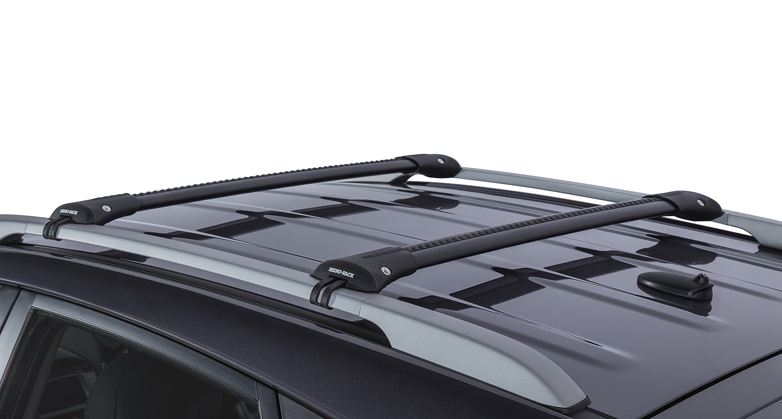 Kit 2 barres de toit noire Vortex 845mm montage StealthBar – Image 11