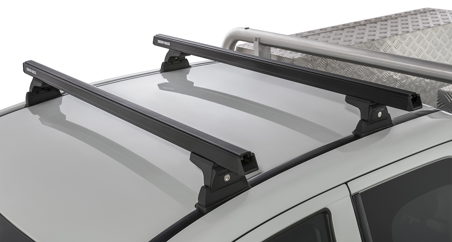 Kit 2 barres de toit noire 1250 mm Heavy Duty RLT600 Ditch Mount Mitsubishi L200 Gen V MQ/MR 2015- – Image 11