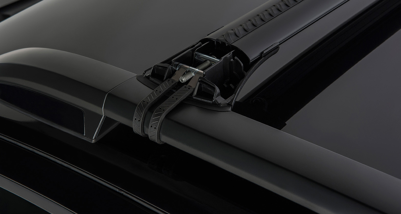 Kit 2 barres de toit noire 905 mm Vortex montage StealthBar – Image 12