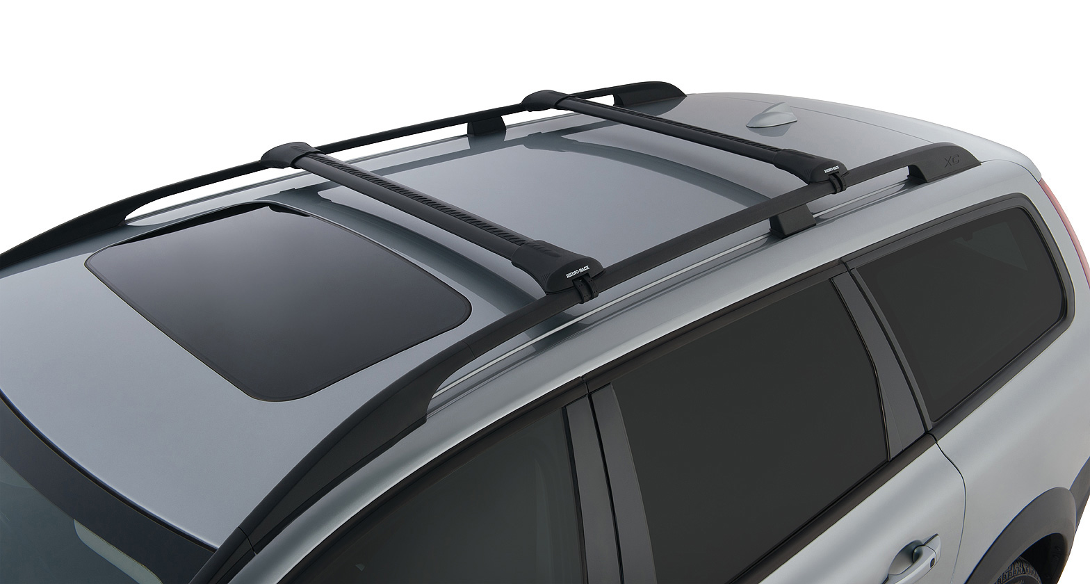 Kit 2 barres de toit noire 845/905mm Vortex montage StealthBar – Image 13