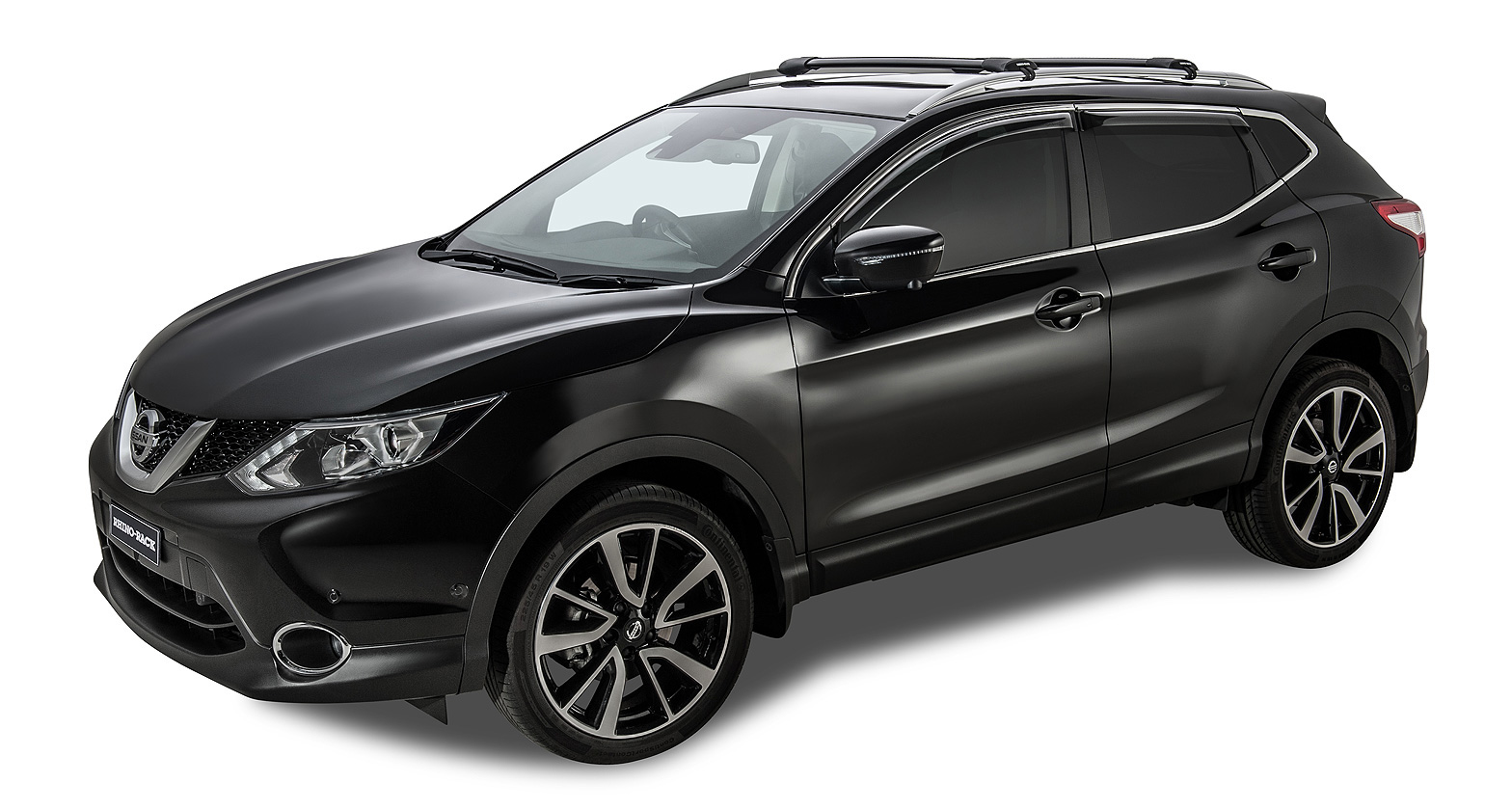 Kit 2 barres de toit noire 845/905mm Vortex montage StealthBar – Image 15