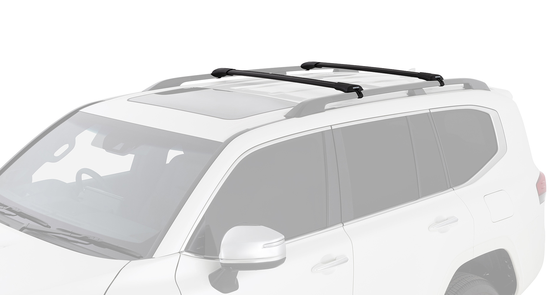 Kit 2 barres de toit noire 905 / 965 mm Vortex montage StealthBar – Image 15