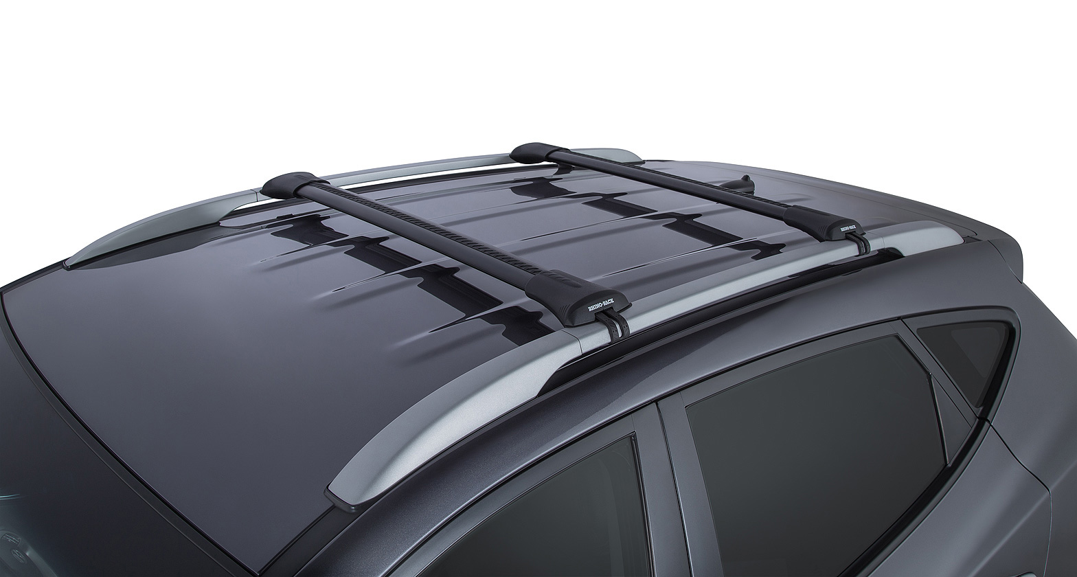 Kit 2 barres de toit noire Vortex 845mm montage StealthBar – Image 18