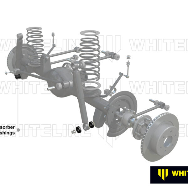 Alternative view of SILENTBLOC POLYURETHANE INFERIEUR AMORTISSEUR AR KDJ120