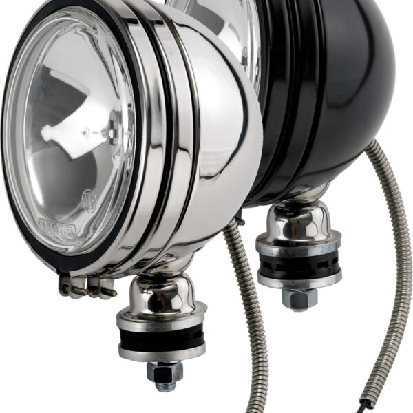 Alternative view of PHARE OFF ROAD 5" INOX 12V 100W & CACHE (res.comp.)