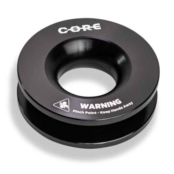 Alternative view of POULIE DE RENVOI CORDE SYNTHETIQUE 98mm (DONUT) - BLACK - 20.4 TONNES